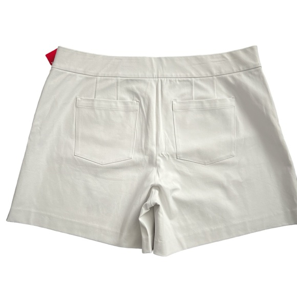 SPANX On The Go Polished 6” White Stretch High Rise Shorts Size Small NWT - Picture 12 of 16
